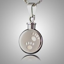 Pet Paw Signet Cremation Keepsake V